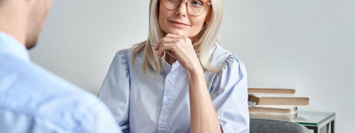 HR manager listening carefully during a candidate assessment interview